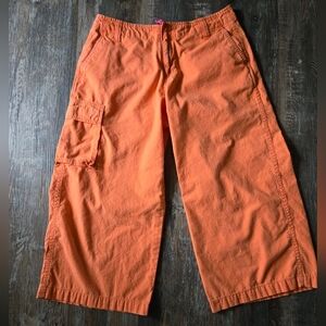 Vintage Polo by Ralph Lauren Orange Wide Leg Jeans Cargo Y2K